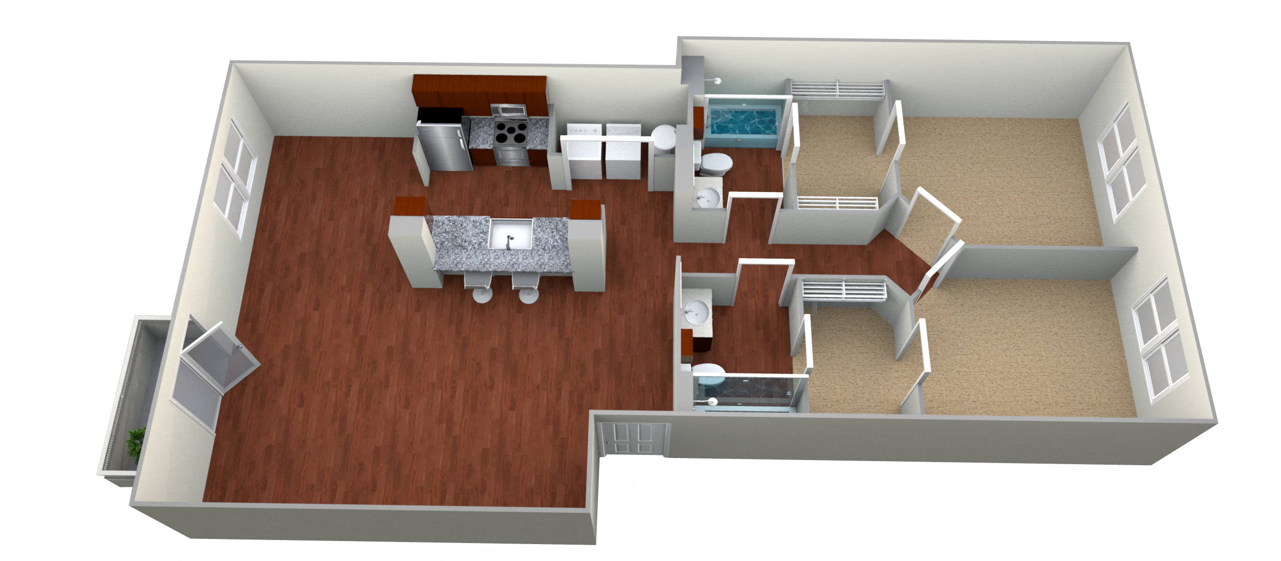 Suite A Floorplan